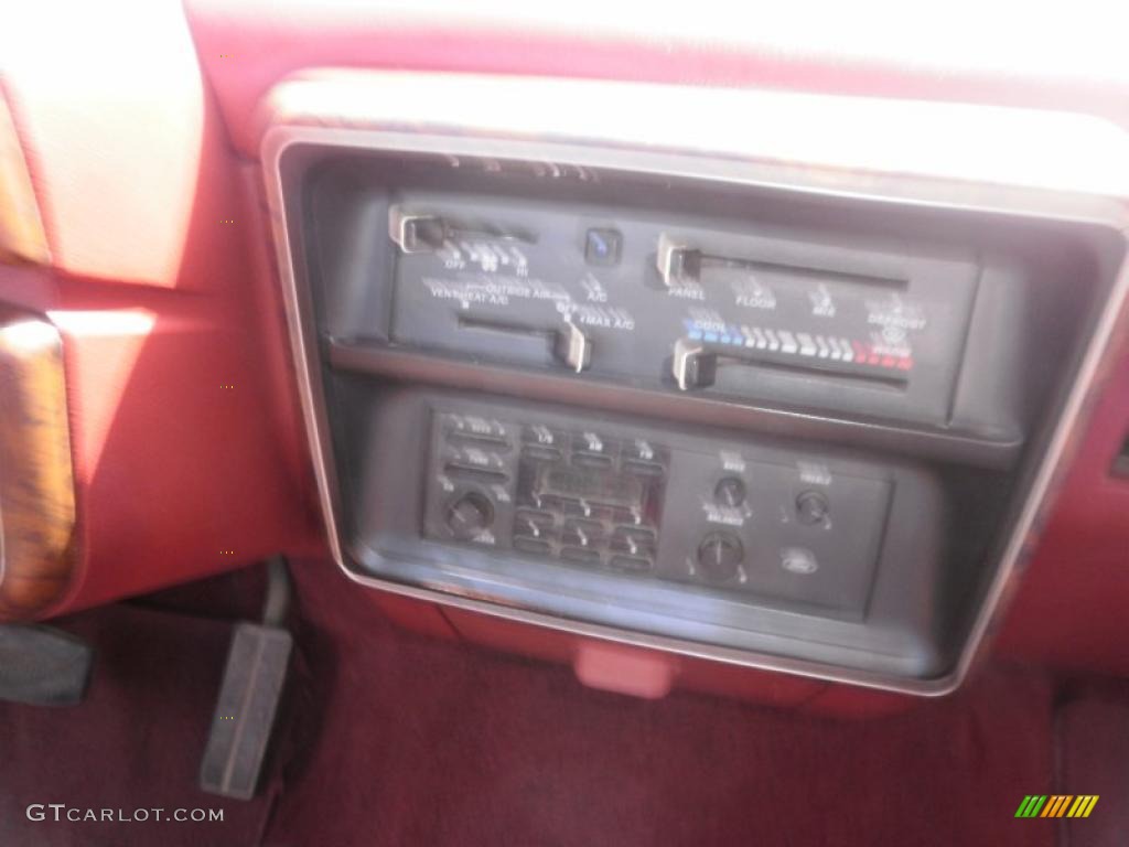 1987 F150 XLT Regular Cab - Smoke Grey Metallic / Red photo #7