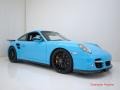 2010 Light Blue Paint to Sample Porsche 911 Turbo Coupe  photo #3