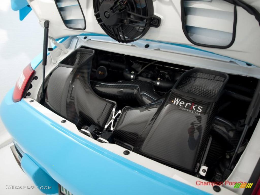 2010 911 Turbo Coupe - Light Blue Paint to Sample / Black photo #18