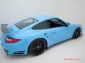 2010 Light Blue Paint to Sample Porsche 911 Turbo Coupe  photo #22