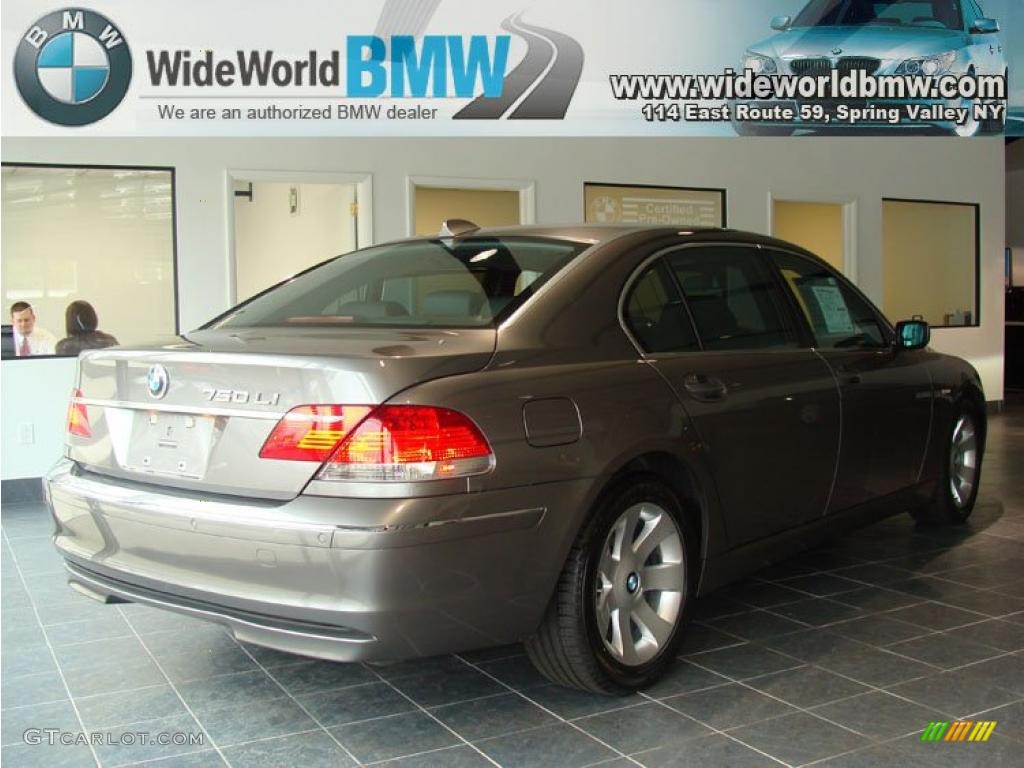 2007 7 Series 750Li Sedan - Sterling Grey Metallic / Black photo #4