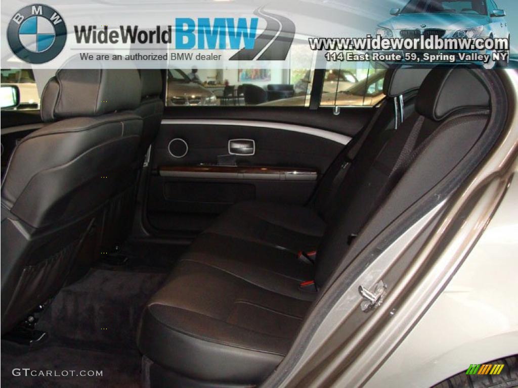 2007 7 Series 750Li Sedan - Sterling Grey Metallic / Black photo #7