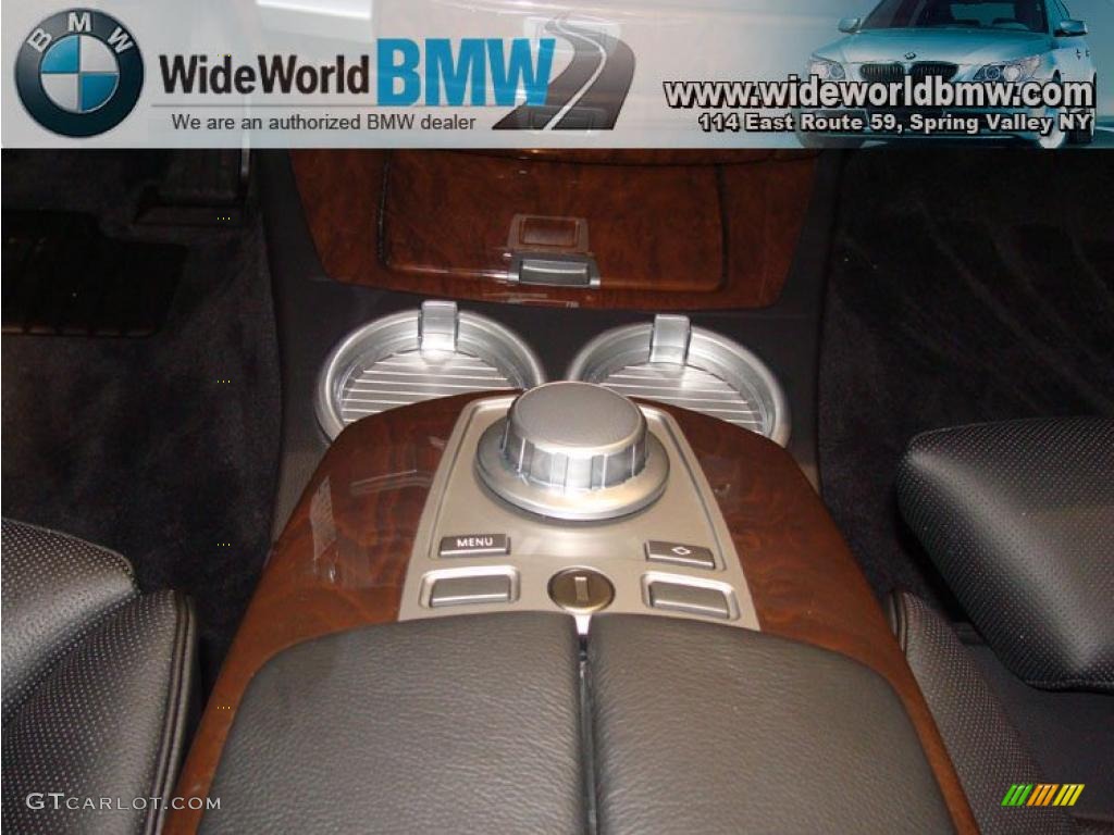 2007 7 Series 750Li Sedan - Sterling Grey Metallic / Black photo #13