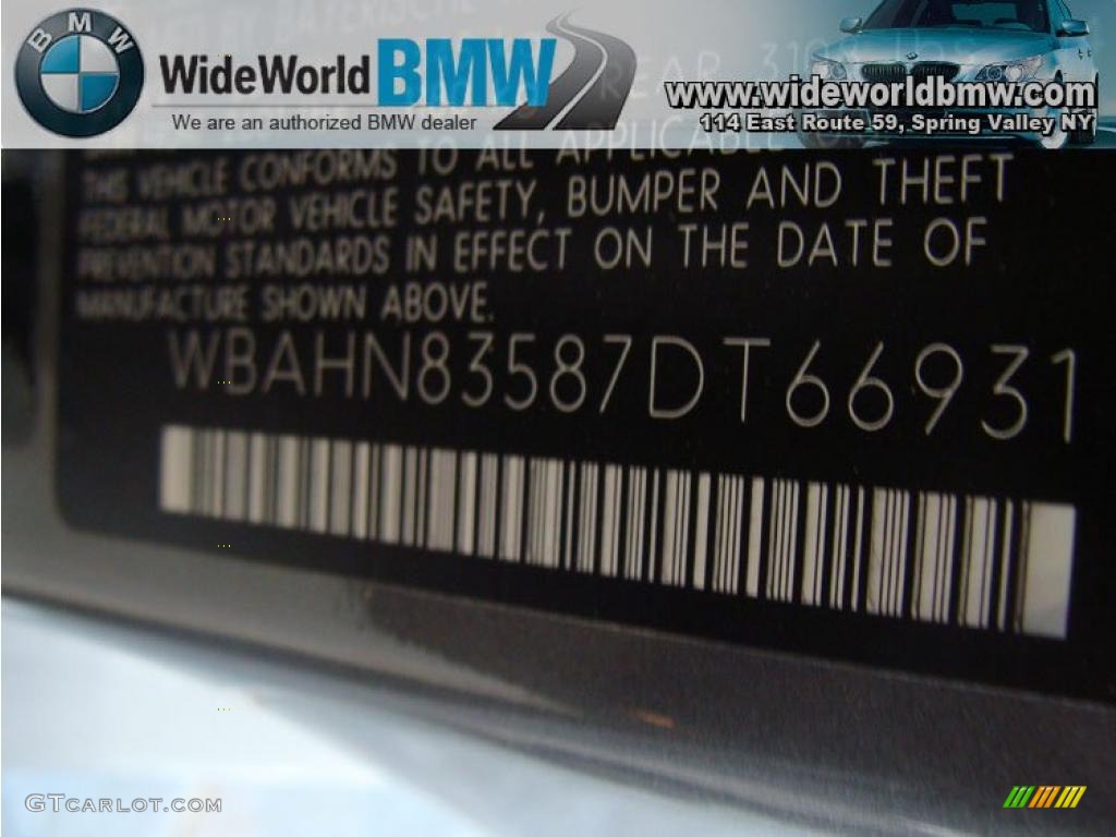 2007 7 Series 750Li Sedan - Sterling Grey Metallic / Black photo #15