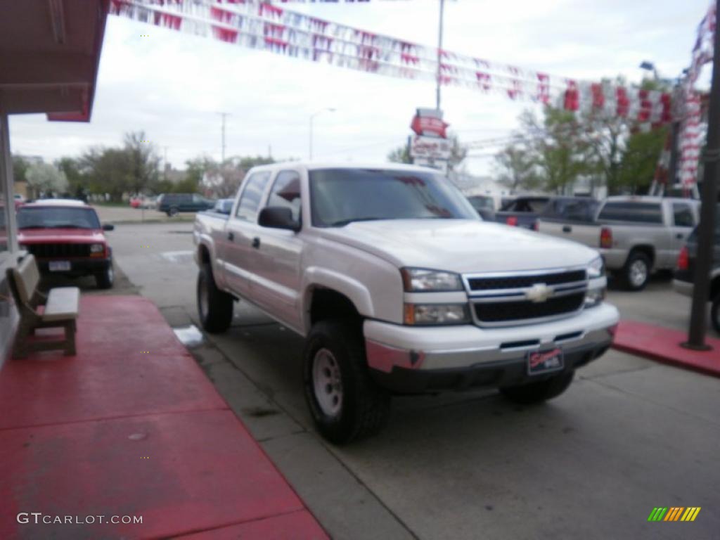 2006 Silverado 1500 Z71 Crew Cab 4x4 - Summit White / Medium Gray photo #11