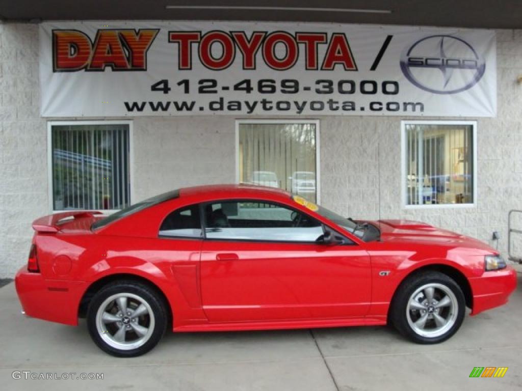 2002 Mustang GT Coupe - Torch Red / Dark Charcoal photo #1