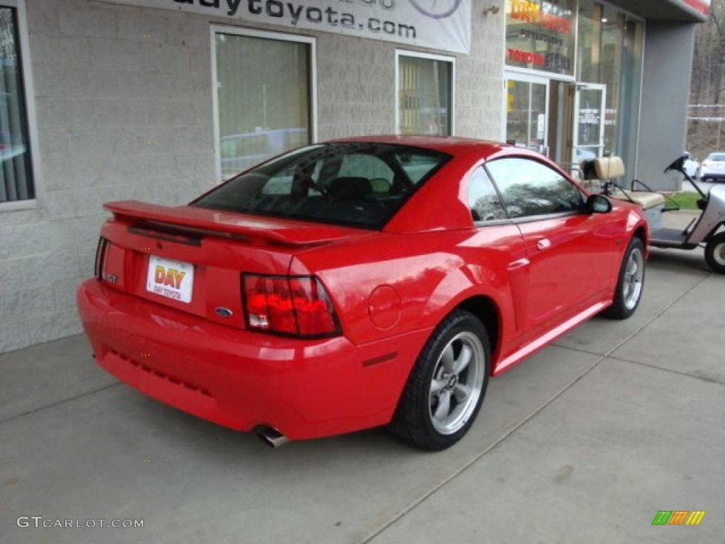 2002 Mustang GT Coupe - Torch Red / Dark Charcoal photo #2