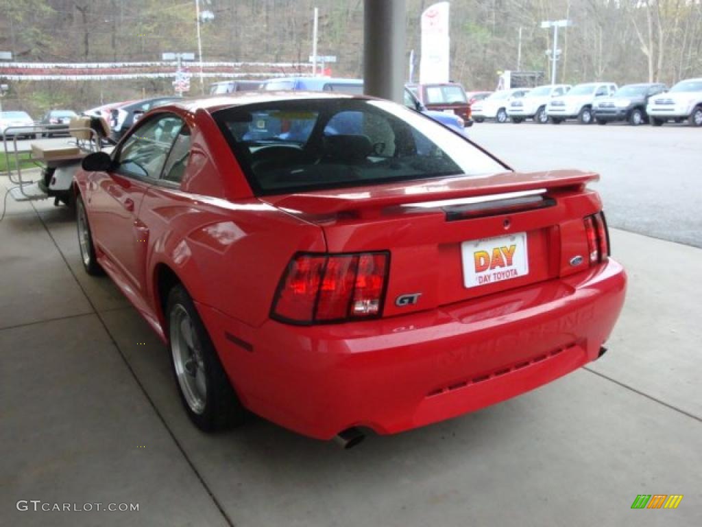 2002 Mustang GT Coupe - Torch Red / Dark Charcoal photo #4