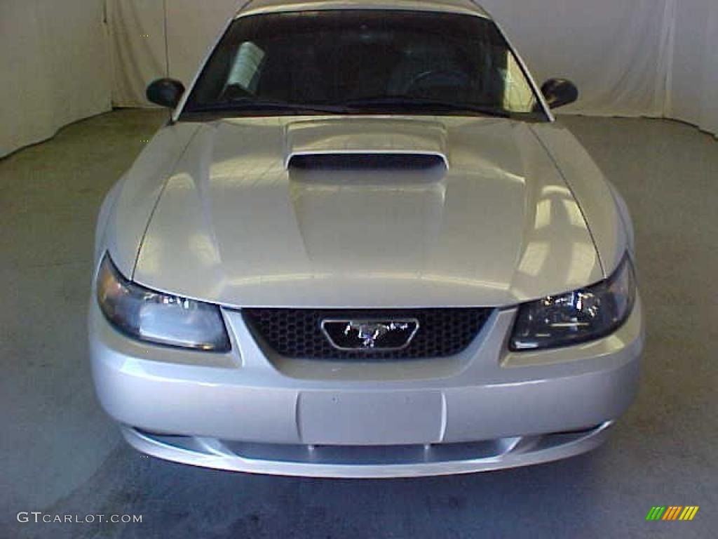 2003 Mustang GT Coupe - Silver Metallic / Medium Graphite photo #2