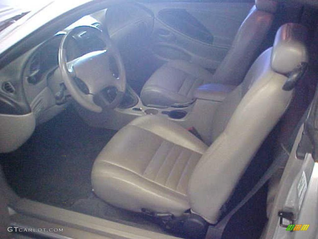 2003 Mustang GT Coupe - Silver Metallic / Medium Graphite photo #9