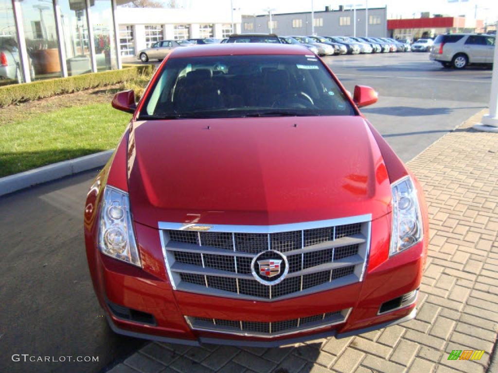 2009 CTS Sedan - Crystal Red / Ebony photo #2