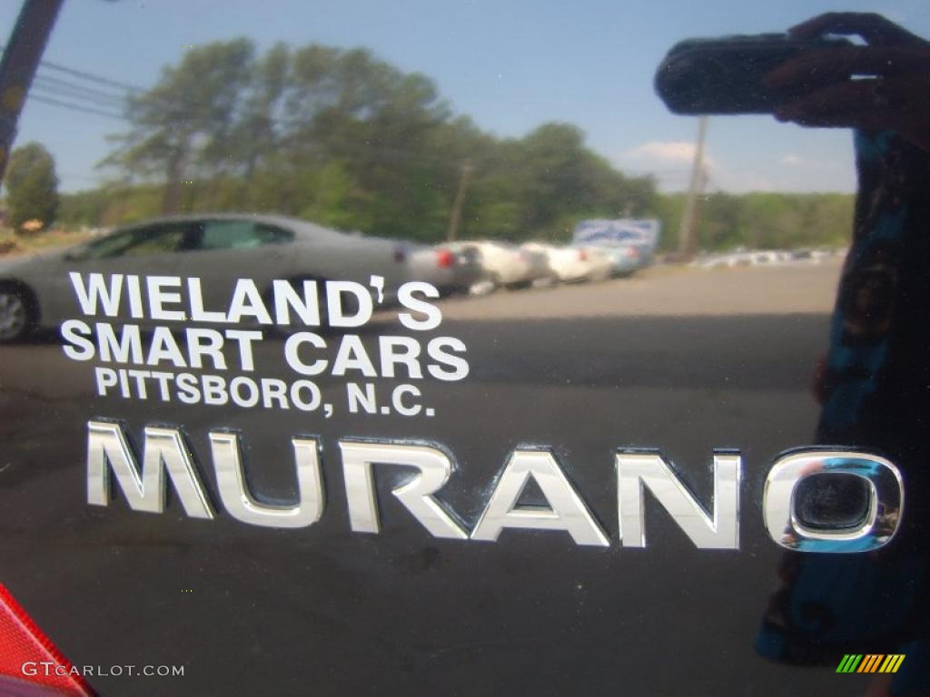 2006 Murano S AWD - Super Black / Charcoal photo #24