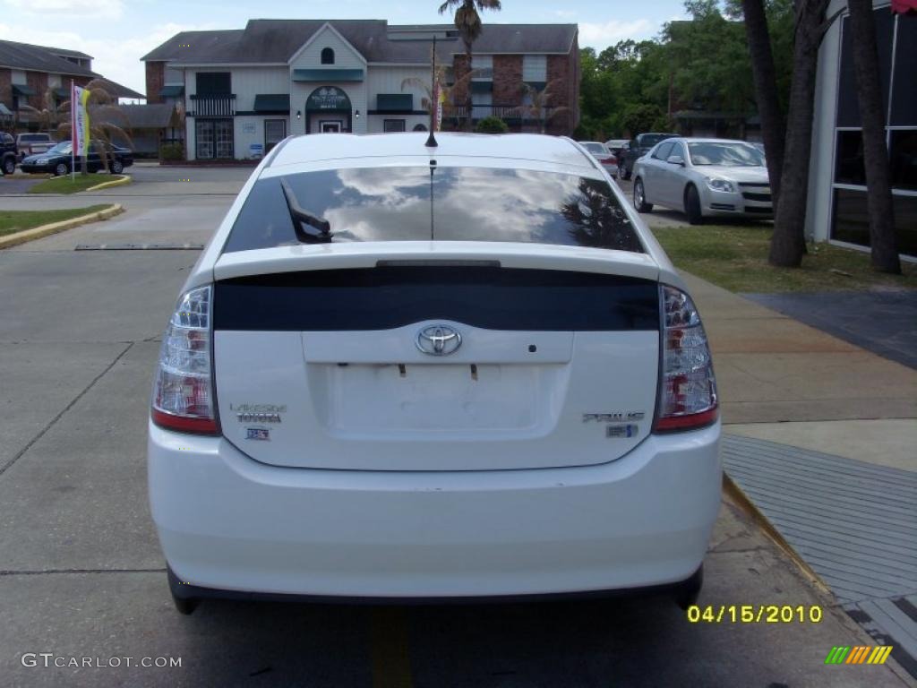 2006 Prius Hybrid - Super White / Beige photo #2