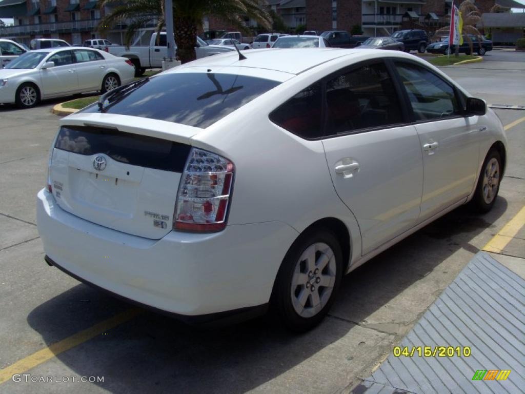 2006 Prius Hybrid - Super White / Beige photo #5