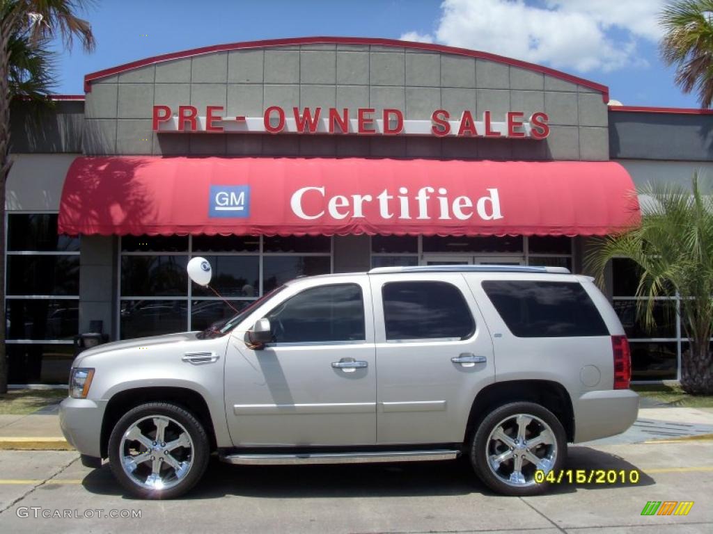 2008 Tahoe LT 4x4 - Silver Birch Metallic / Ebony photo #1