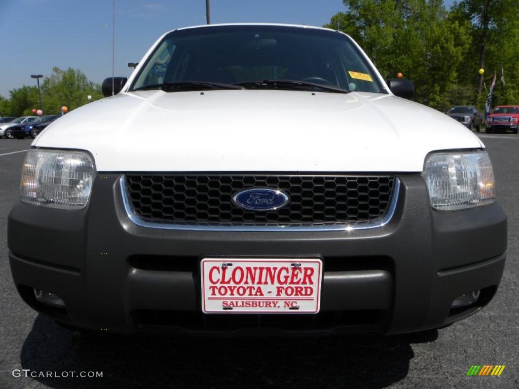 2003 Escape XLT V6 - Oxford White / Medium Dark Flint photo #7