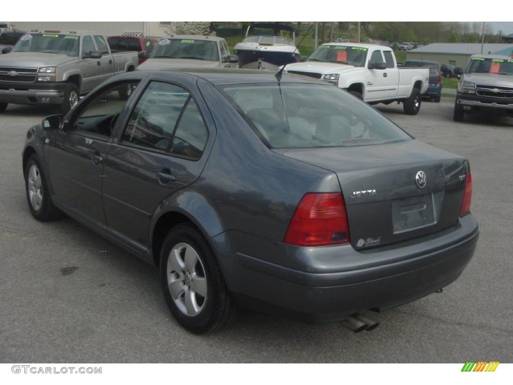 2003 Jetta GLS 1.8T Sedan - Platinum Grey Metallic / Grey photo #3