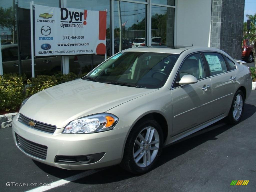 2010 Impala LTZ - Gold Mist Metallic / Neutral photo #1