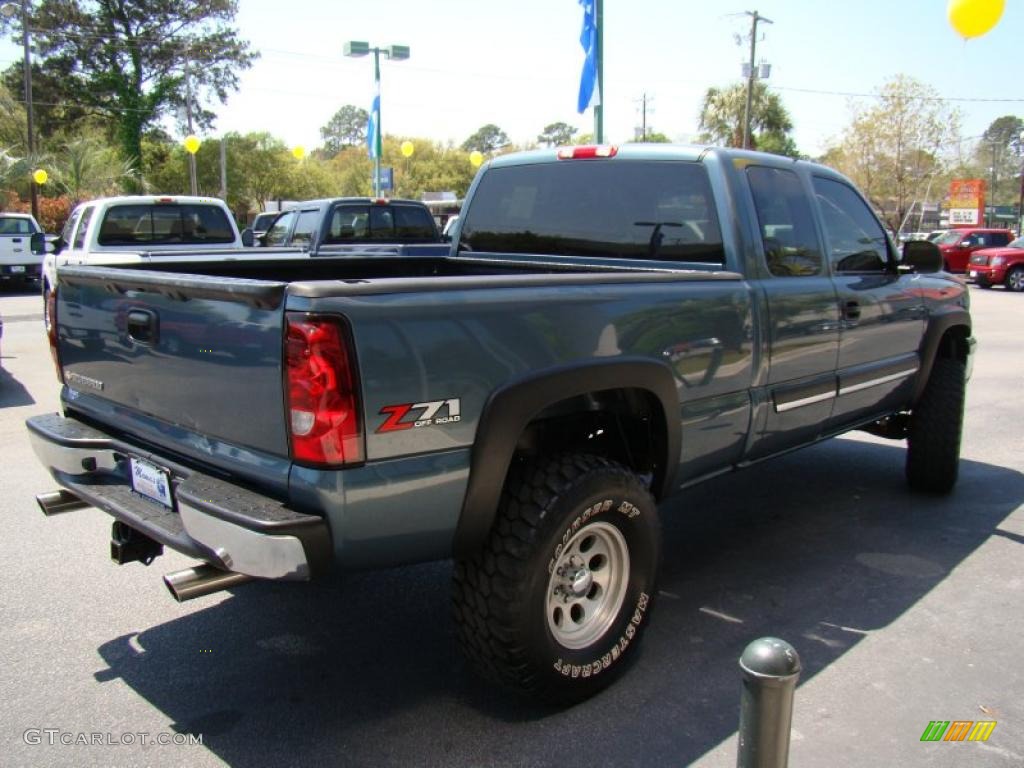 2006 Silverado 1500 Z71 Extended Cab 4x4 - Blue Granite Metallic / Dark Charcoal photo #6