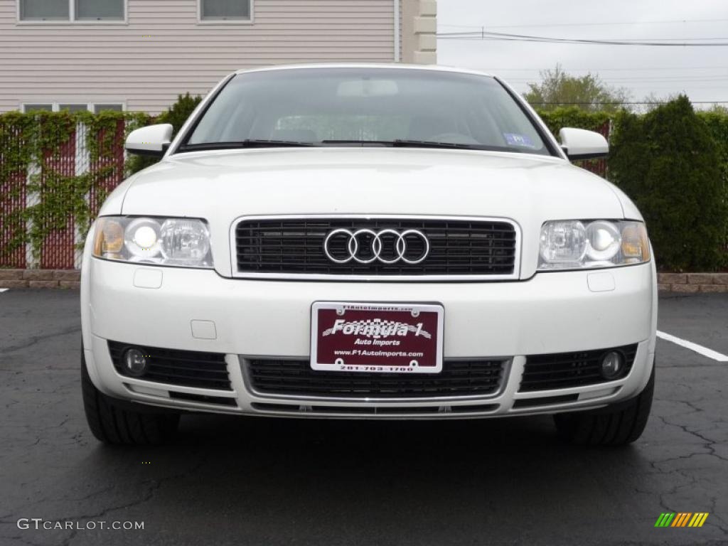 2005 A4 1.8T quattro Sedan - Arctic White / Beige photo #8