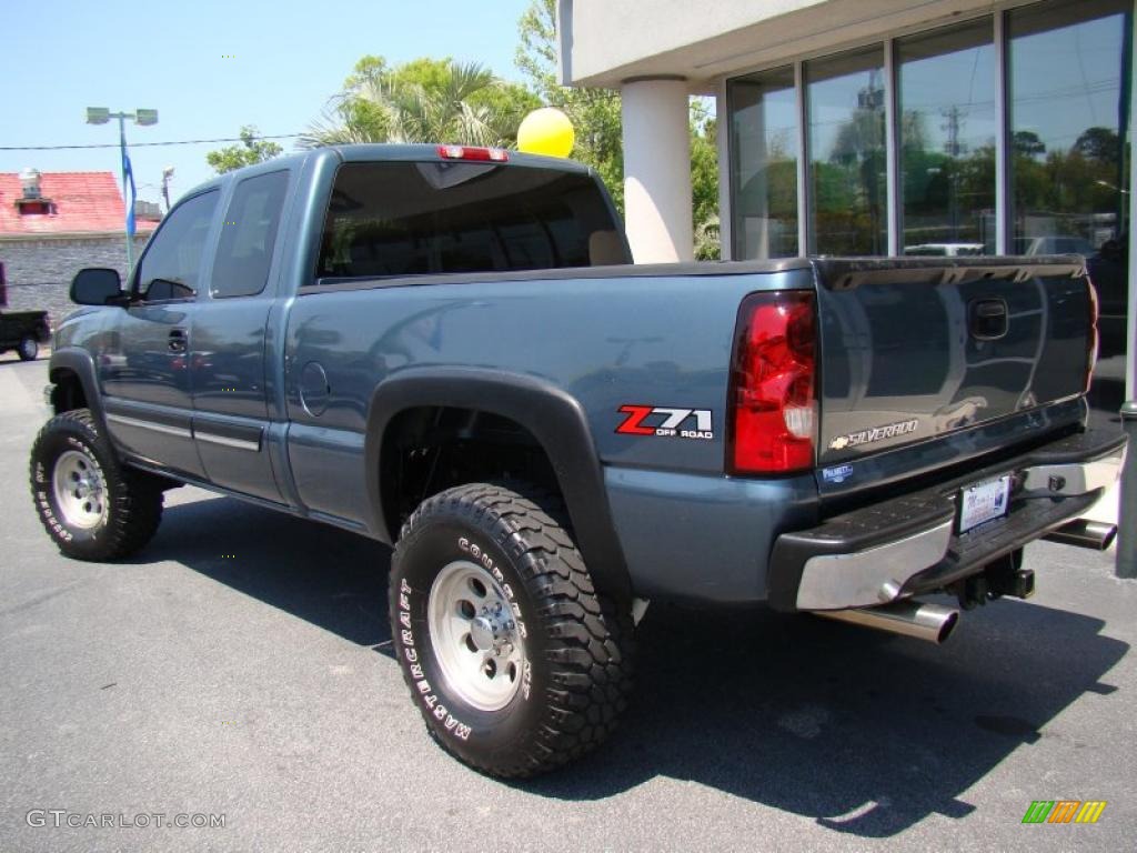 2006 Silverado 1500 Z71 Extended Cab 4x4 - Blue Granite Metallic / Dark Charcoal photo #8