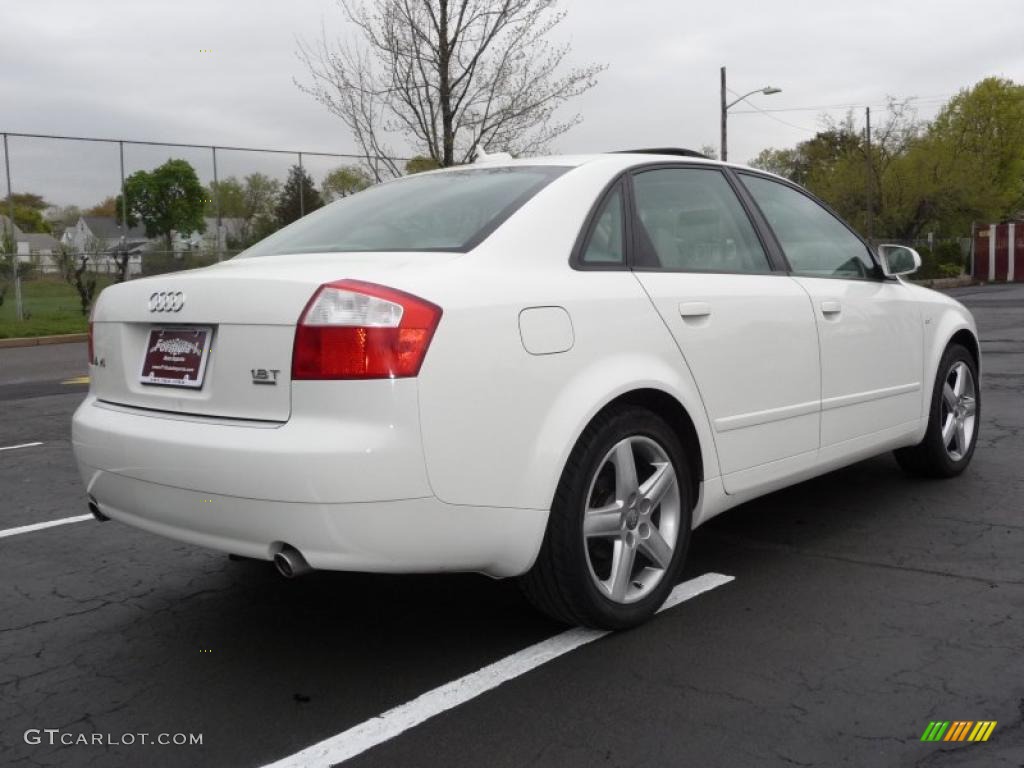 2005 A4 1.8T quattro Sedan - Arctic White / Beige photo #15