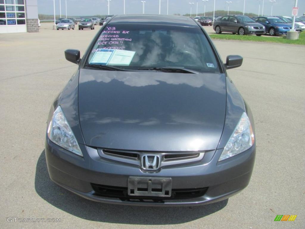 2003 Accord EX Sedan - Graphite Pearl / Gray photo #12