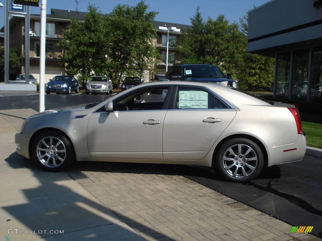 2009 CTS Sedan - Gold Mist / Cashmere/Cocoa photo #7