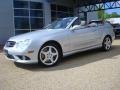 2007 Iridium Silver Metallic Mercedes-Benz CLK 550 Cabriolet  photo #2