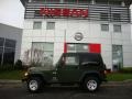 2006 Jeep Green Metallic Jeep Wrangler X 4x4  photo #6