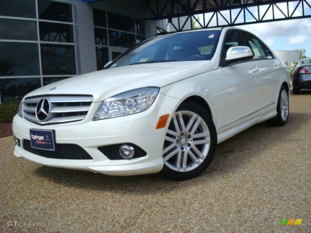 2008 C 300 Sport - Arctic White / Grey/Black photo #1