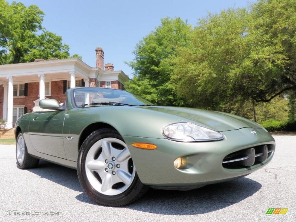 1999 XK XK8 Convertible - Alpine Green / Cashmere photo #1