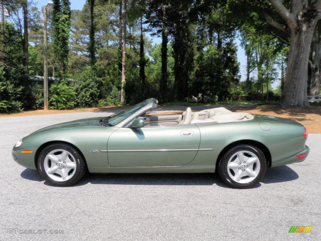 1999 XK XK8 Convertible - Alpine Green / Cashmere photo #5