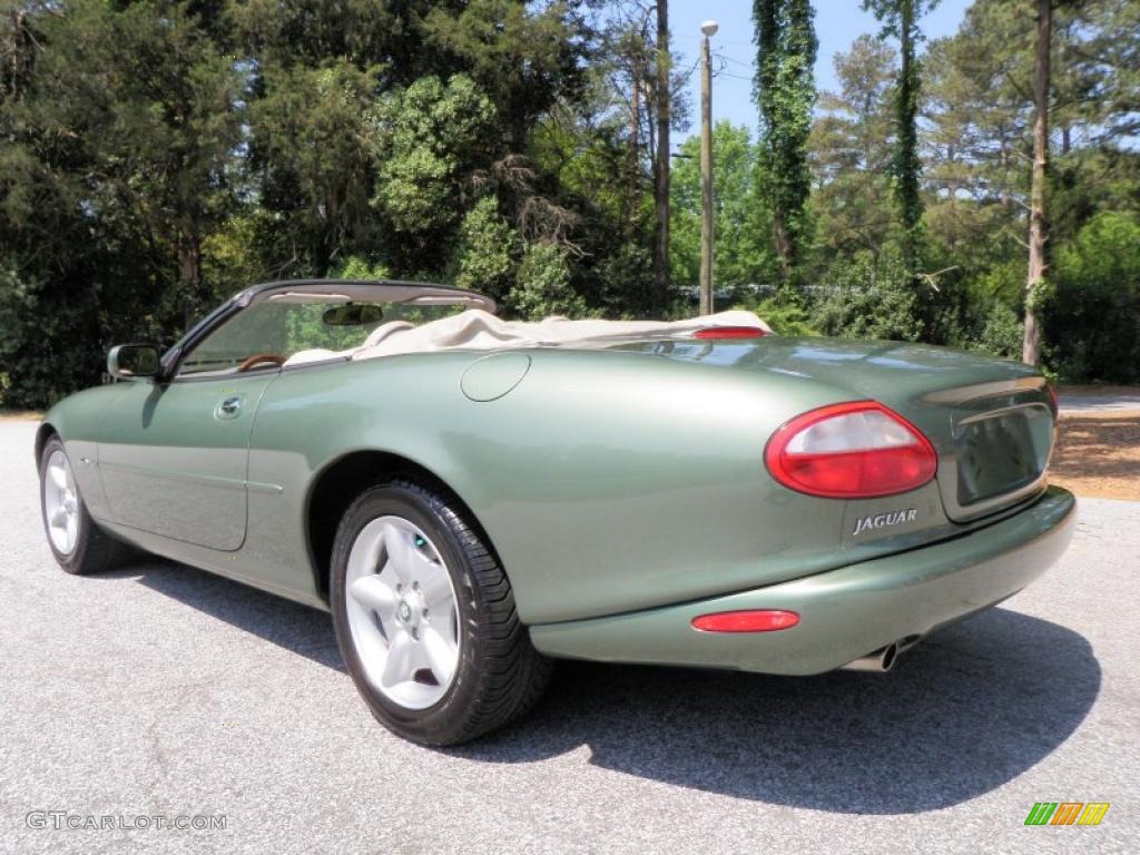 1999 XK XK8 Convertible - Alpine Green / Cashmere photo #7