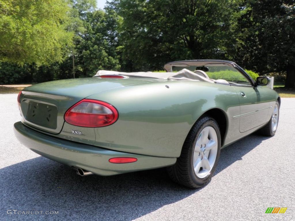 1999 XK XK8 Convertible - Alpine Green / Cashmere photo #9