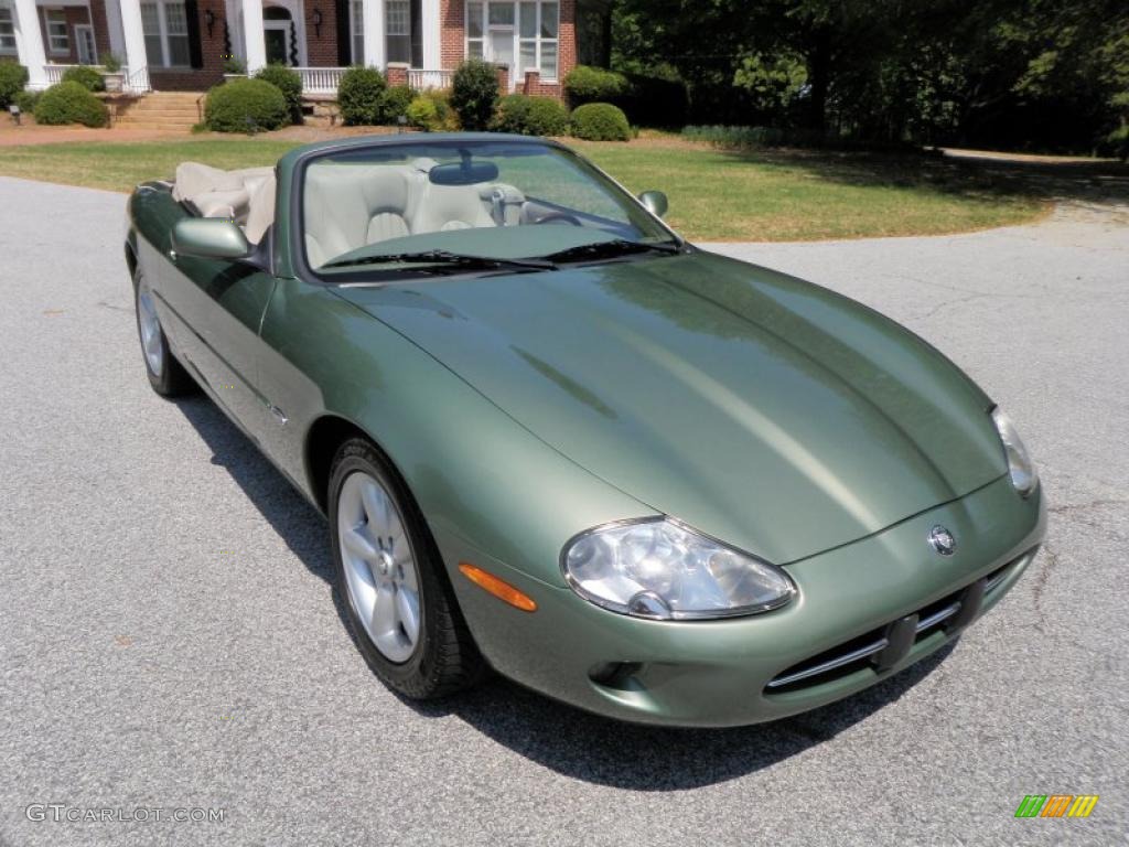 1999 XK XK8 Convertible - Alpine Green / Cashmere photo #14