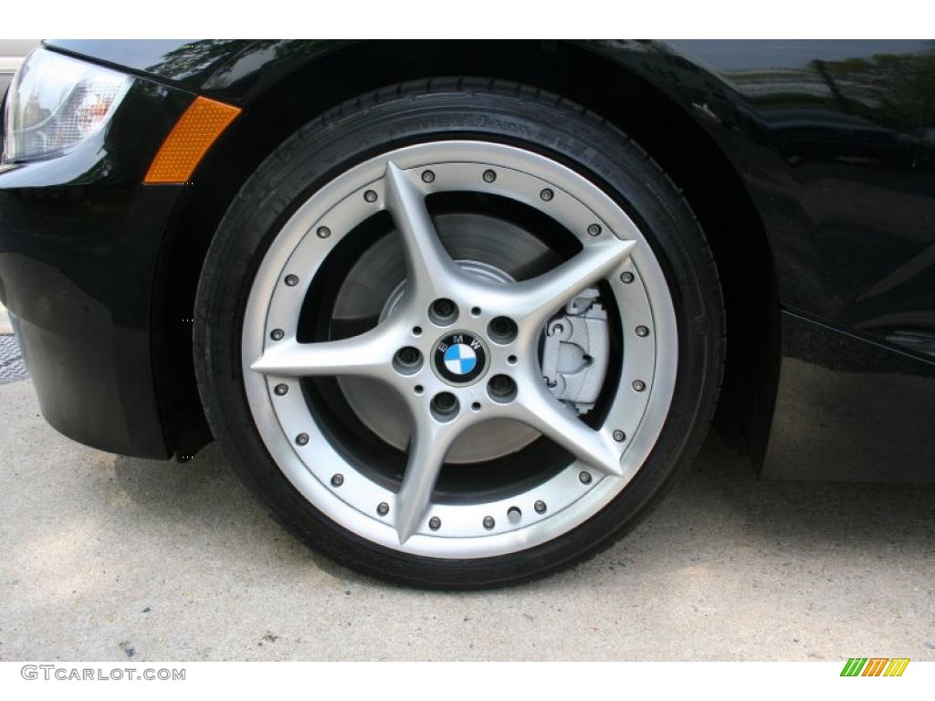 2007 Z4 3.0si Roadster - Jet Black / Dream Red photo #12