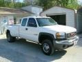 Summit White - Sierra 3500 SLE Extended Cab 4x4 Dually Photo No. 3