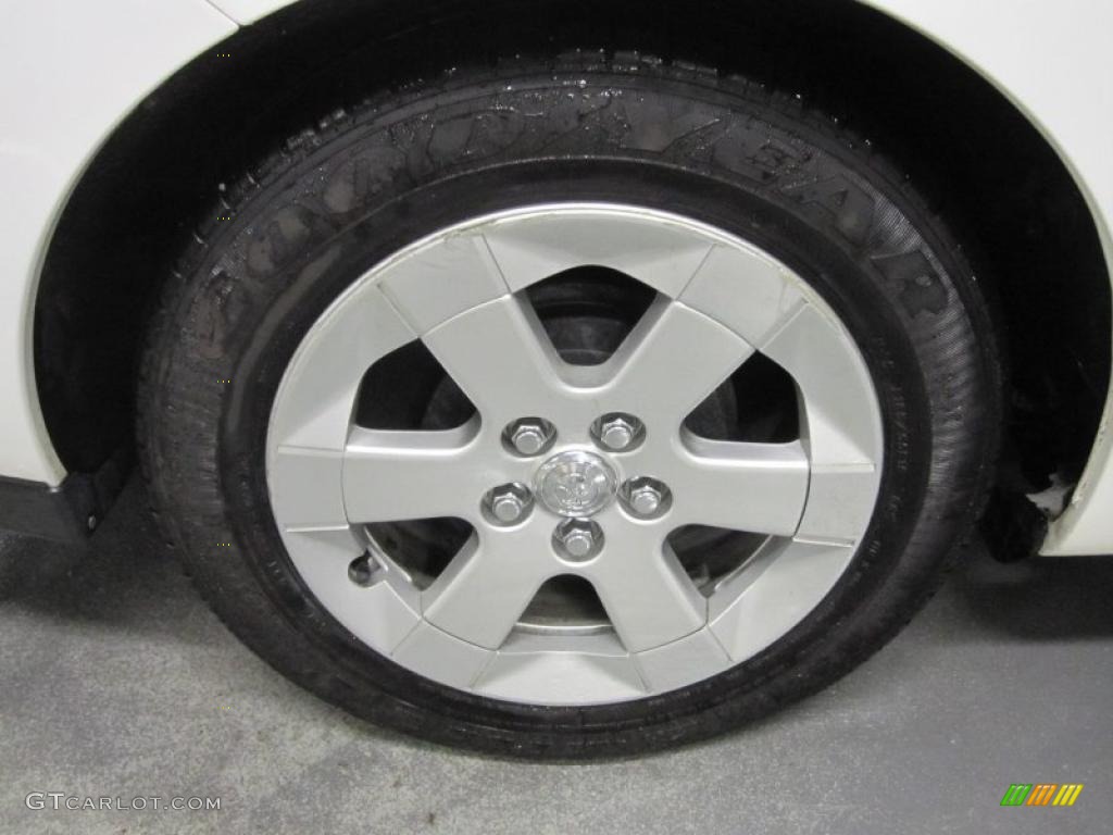 2005 Prius Hybrid - Super White / Gray/Burgundy photo #6