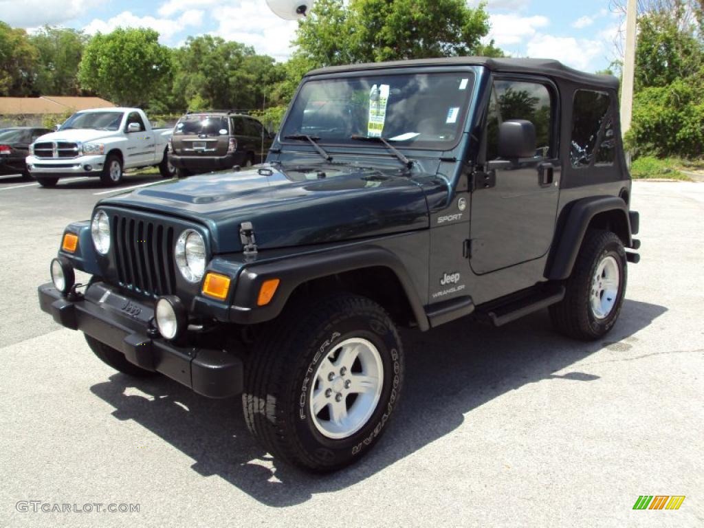 Deep Beryl Green Pearl Jeep Wrangler