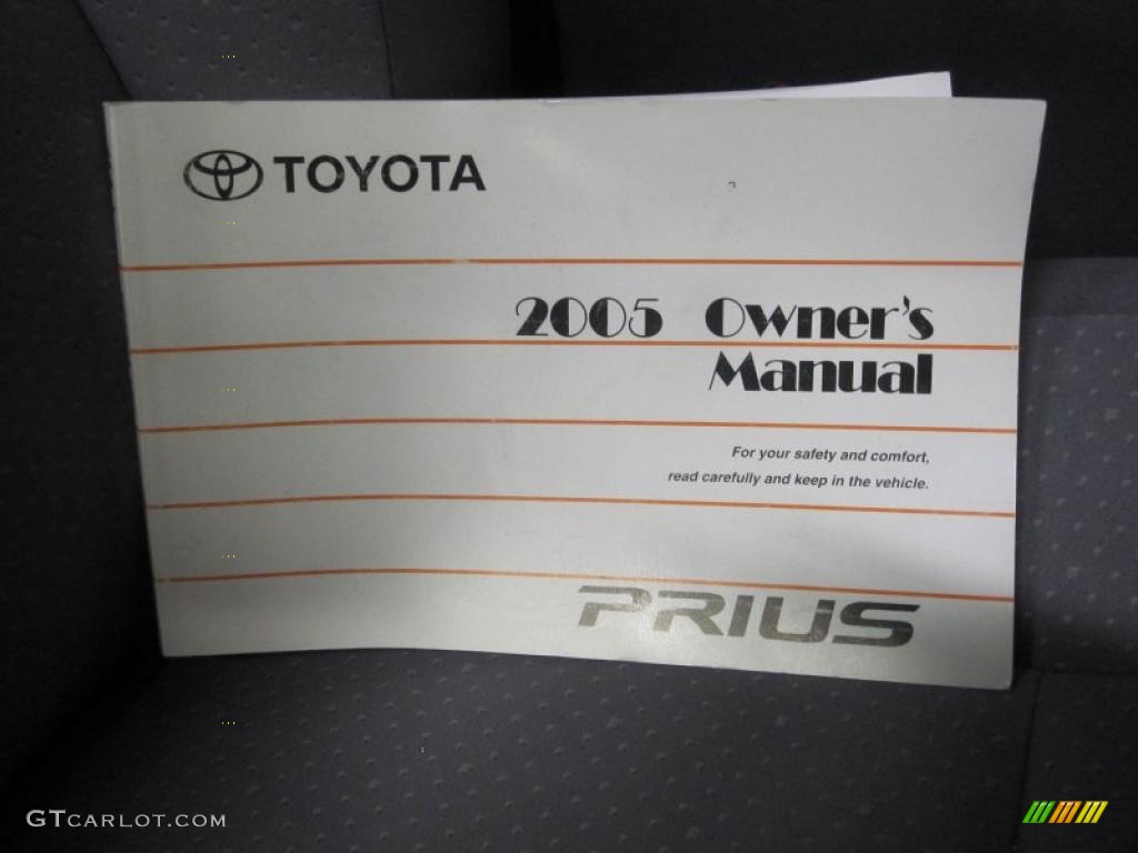 2005 Prius Hybrid - Super White / Gray/Burgundy photo #9