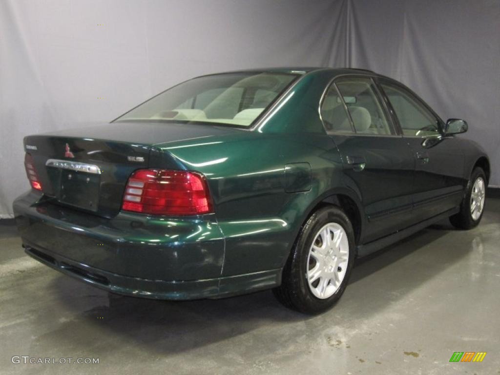 2001 Galant ES - Sherwood Green Pearl / Tan photo #3