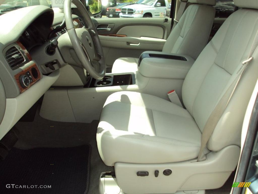 2007 Sierra 1500 SLT Crew Cab - Stealth Gray Metallic / Dark Titanium/Light Titanium photo #4