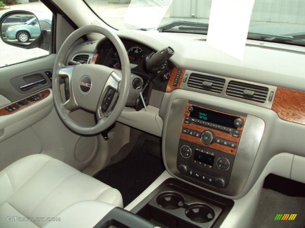 2007 Sierra 1500 SLT Crew Cab - Stealth Gray Metallic / Dark Titanium/Light Titanium photo #10