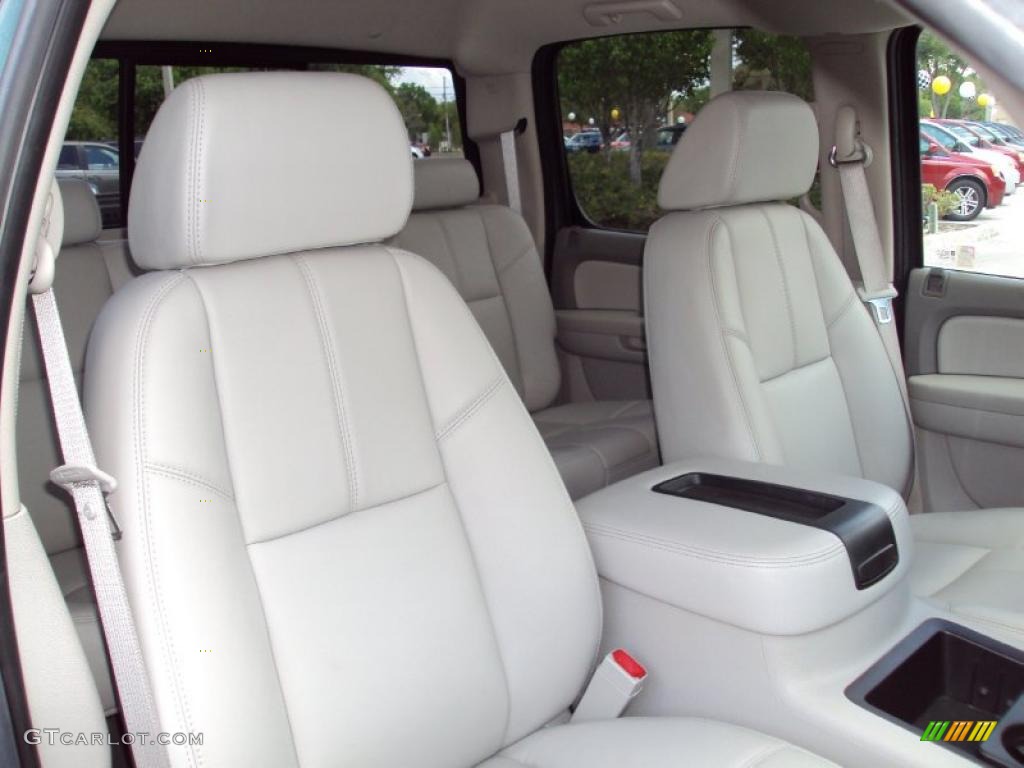 2007 Sierra 1500 SLT Crew Cab - Stealth Gray Metallic / Dark Titanium/Light Titanium photo #11