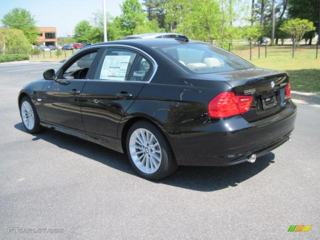 2010 3 Series 335d Sedan - Black Sapphire Metallic / Oyster/Black Dakota Leather photo #3