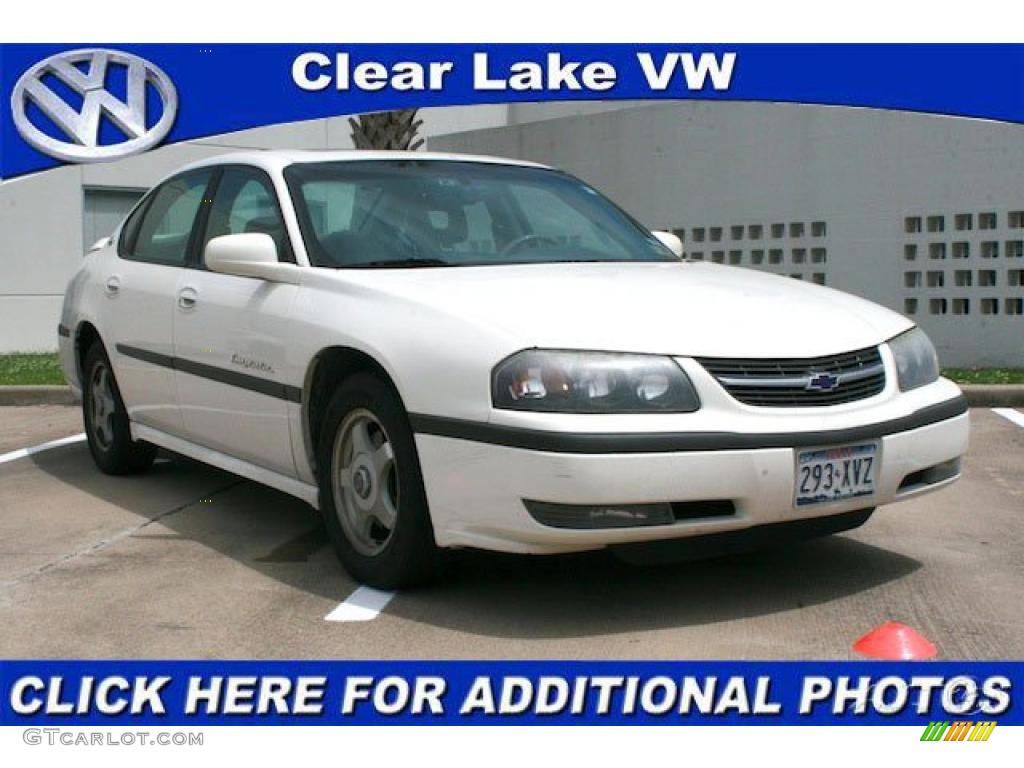 2001 Impala LS - White / Medium Gray photo #1