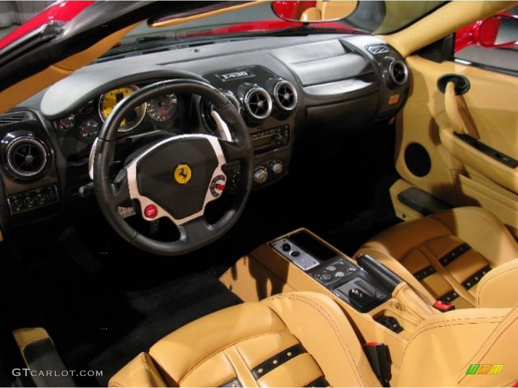 2005 F430 Spider F1 - Red / Beige photo #7