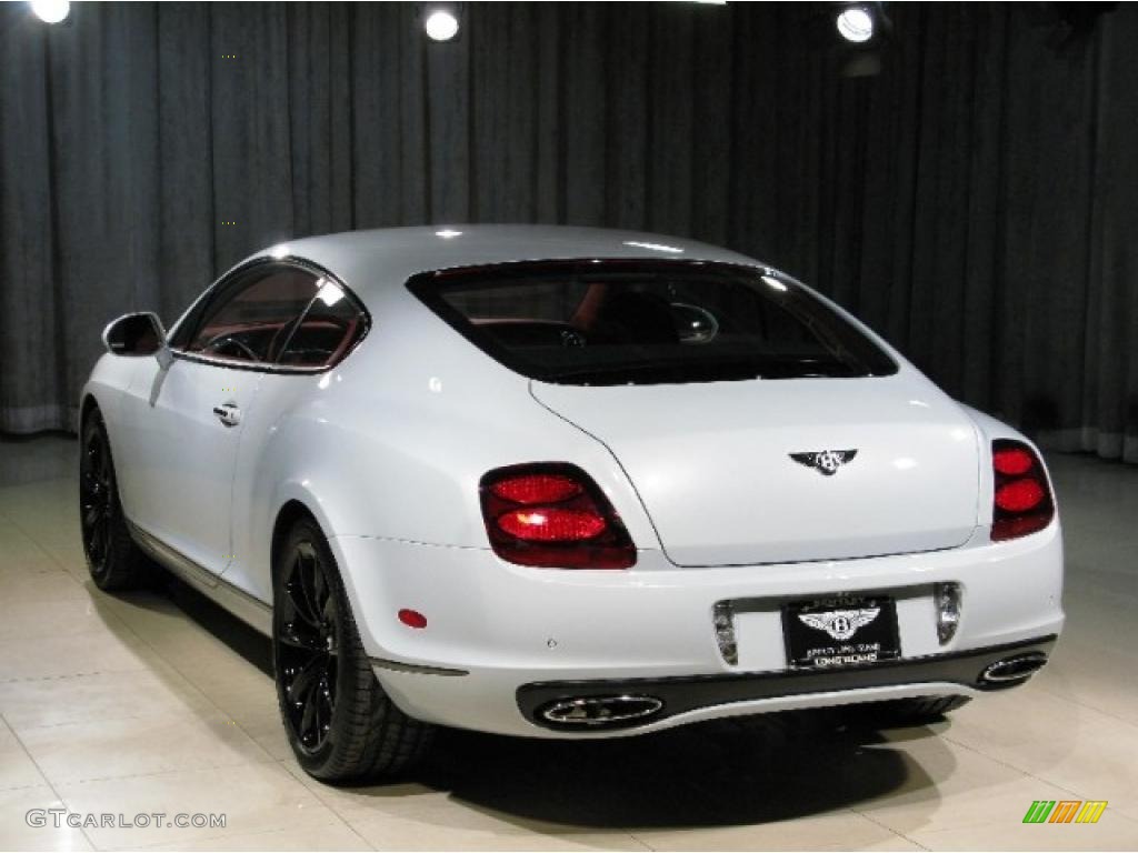 2010 Continental GT Supersports - Ice White / Beluga/Hotspur photo #2