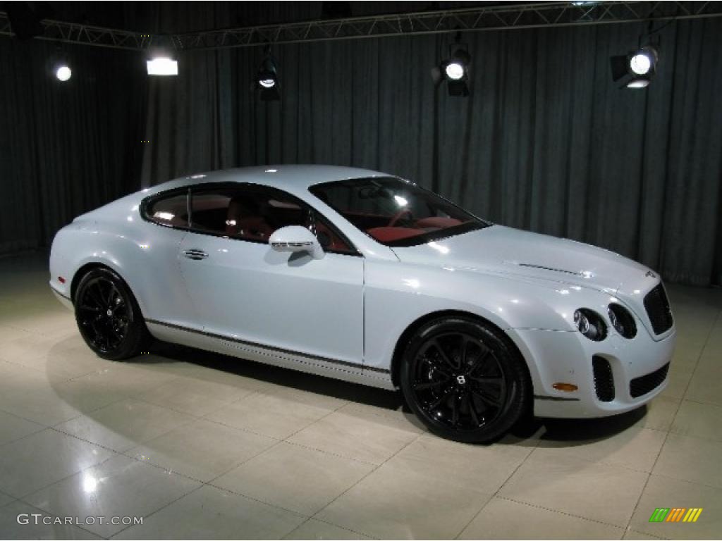 2010 Continental GT Supersports - Ice White / Beluga/Hotspur photo #3